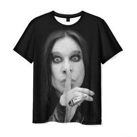 Мужская футболка 3D с принтом Ozzy Osbourne в Тюмени, 100% полиэфир | прямой крой, круглый вырез горловины, длина до линии бедер | Тематика изображения на принте: rock | знаменитость | оззи осборн | рок | рок группа | рок звезда | рок музыка