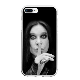 Чехол для iPhone 7Plus/8 Plus матовый с принтом Ozzy Osbourne в Тюмени, Силикон | Область печати: задняя сторона чехла, без боковых панелей | Тематика изображения на принте: rock | знаменитость | оззи осборн | рок | рок группа | рок звезда | рок музыка