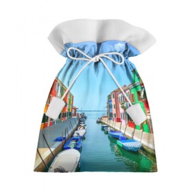 Подарочный 3D мешок с принтом Венеция в Тюмени, 100% полиэстер | Размер: 29*39 см | 