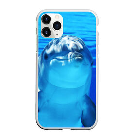 Чехол для iPhone 11 Pro Max матовый с принтом Дельфин в Тюмени, Силикон |  | Тематика изображения на принте: вода | дельфин | море | отдых | отпуск | подводный мир | туризм