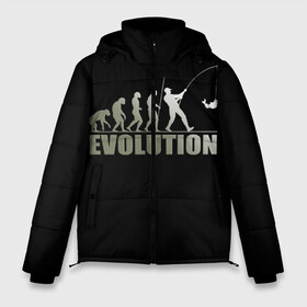 Мужская зимняя куртка 3D с принтом Эволюция в Тюмени, верх — 100% полиэстер; подкладка — 100% полиэстер; утеплитель — 100% полиэстер | длина ниже бедра, свободный силуэт Оверсайз. Есть воротник-стойка, отстегивающийся капюшон и ветрозащитная планка. 

Боковые карманы с листочкой на кнопках и внутренний карман на молнии. | эволюция