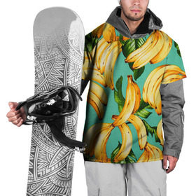 Накидка на куртку 3D с принтом Банан в Тюмени, 100% полиэстер |  | Тематика изображения на принте: banana | банан | бананы | паттерн