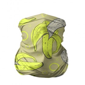 Бандана-труба 3D с принтом Банан 8 в Тюмени, 100% полиэстер, ткань с особыми свойствами — Activecool | плотность 150‒180 г/м2; хорошо тянется, но сохраняет форму | banana | банан | бананы | паттерн