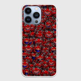 Чехол для iPhone 13 Pro с принтом Какодемоны (pixel art) в Тюмени,  |  | Тематика изображения на принте: doom | демон | дум