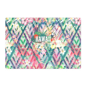Магнитный плакат 3Х2 с принтом HAWAII 5 в Тюмени, Полимерный материал с магнитным слоем | 6 деталей размером 9*9 см | hawaii | гаваи | лето | океан | отдых | пальмы | пляж | серф