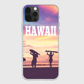 Чехол для iPhone 12 Pro с принтом HAWAII 3 в Тюмени, силикон | область печати: задняя сторона чехла, без боковых панелей | hawaii | гаваи | лето | океан | отдых | пальмы | пляж | серф