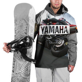 Накидка на куртку 3D с принтом Yamaha 4 в Тюмени, 100% полиэстер |  | yamaha