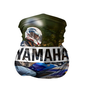 Бандана-труба 3D с принтом Yamaha 2 в Тюмени, 100% полиэстер, ткань с особыми свойствами — Activecool | плотность 150‒180 г/м2; хорошо тянется, но сохраняет форму | yamaha