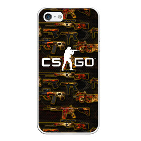 Чехол для iPhone 5/5S матовый с принтом CS GO в Тюмени, Силикон | Область печати: задняя сторона чехла, без боковых панелей | cs | cs go | csgo | go | го | контр страйк | контра | кс | кс го | ксго | спецназ | террористы