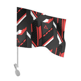 Флаг для автомобиля с принтом CSGO Cyrex Pattern в Тюмени, 100% полиэстер | Размер: 30*21 см | counter strike | cs go | cs go cyrex pattern | cyrex pattern