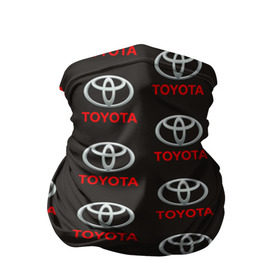 Бандана-труба 3D с принтом Toyota в Тюмени, 100% полиэстер, ткань с особыми свойствами — Activecool | плотность 150‒180 г/м2; хорошо тянется, но сохраняет форму | тайота