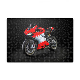 Пазл магнитный 126 элементов с принтом Ducati в Тюмени, полимерный материал с магнитным слоем | 126 деталей, размер изделия —  180*270 мм | ducati | мото | мотоцикл | скорость