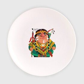 Тарелка 3D с принтом Забавные Индейцы 10 в Тюмени, фарфор | диаметр - 210 мм
диаметр для нанесения принта - 120 мм | апачи | вождь | воин | животные | запад | канада | лидер | лицо | северная | смешные | талисман | цвет