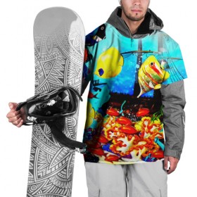 Накидка на куртку 3D с принтом Подводный мир в Тюмени, 100% полиэстер |  | 