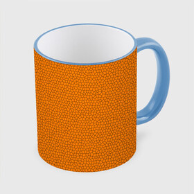 Кружка 3D с принтом Витраж Оранжевый в Тюмени, керамика | ёмкость 330 мл | Тематика изображения на принте: texture | витраж | оранжевый | текстура