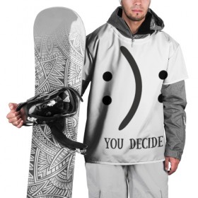 Накидка на куртку 3D с принтом Твой выбор в Тюмени, 100% полиэстер |  | Тематика изображения на принте: 