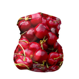 Бандана-труба 3D с принтом Черешня в Тюмени, 100% полиэстер, ткань с особыми свойствами — Activecool | плотность 150‒180 г/м2; хорошо тянется, но сохраняет форму | вишня | десерт | лето | сладкое | черешня | ягода