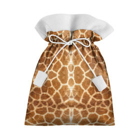 Подарочный 3D мешок с принтом Шкура Жирафа в Тюмени, 100% полиэстер | Размер: 29*39 см | textures | животное | жираф | текстура