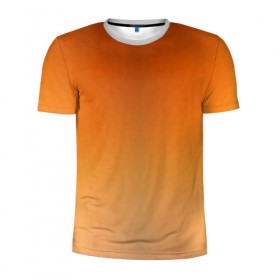 Мужская футболка 3D спортивная с принтом Fox Triangle в Тюмени, 100% полиэстер с улучшенными характеристиками | приталенный силуэт, круглая горловина, широкие плечи, сужается к линии бедра | геометрия | оранжевый | полигон | рыжий | треугольник