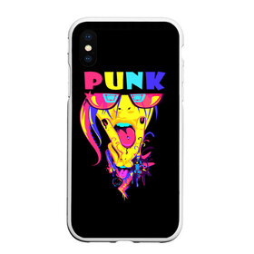 Чехол для iPhone XS Max матовый с принтом Punk в Тюмени, Силикон | Область печати: задняя сторона чехла, без боковых панелей | молодёжь | панки | прикол | субкультура | хиппи | цвет