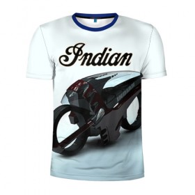 Мужская футболка 3D спортивная с принтом Indian 7 в Тюмени, 100% полиэстер с улучшенными характеристиками | приталенный силуэт, круглая горловина, широкие плечи, сужается к линии бедра | Тематика изображения на принте: 