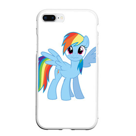 Чехол для iPhone 7Plus/8 Plus матовый с принтом My little pony 2 в Тюмени, Силикон | Область печати: задняя сторона чехла, без боковых панелей | пони