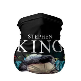 Бандана-труба 3D с принтом Стивен Кинг - Король ужасов в Тюмени, 100% полиэстер, ткань с особыми свойствами — Activecool | плотность 150‒180 г/м2; хорошо тянется, но сохраняет форму | король ужасов | писатель | триллер | ужасы