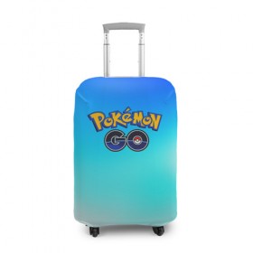 Чехол для чемодана 3D с принтом Покемон 2 в Тюмени, 86% полиэфир, 14% спандекс | двустороннее нанесение принта, прорези для ручек и колес | pokemon | pokemon go | покемон | покемон го
