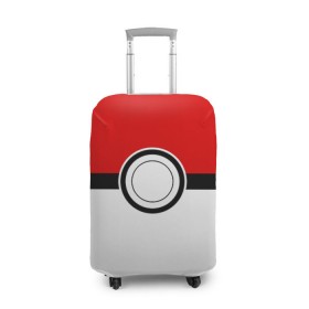 Чехол для чемодана 3D с принтом Покеболл 4 в Тюмени, 86% полиэфир, 14% спандекс | двустороннее нанесение принта, прорези для ручек и колес | pokemon | pokemon go | покемон | покемон го