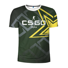 Мужская футболка 3D спортивная с принтом cs:go - 3ipka style (Звезда) в Тюмени, 100% полиэстер с улучшенными характеристиками | приталенный силуэт, круглая горловина, широкие плечи, сужается к линии бедра | cs | csgo | го | кс