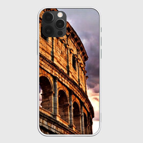 Чехол для iPhone 12 Pro Max с принтом Колизей в Тюмени, Силикон |  | Тематика изображения на принте: архитектура | италия | колизей | отпуск | путешествие | развалины | туризм | турист