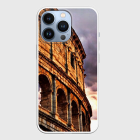 Чехол для iPhone 13 Pro с принтом Колизей в Тюмени,  |  | Тематика изображения на принте: архитектура | италия | колизей | отпуск | путешествие | развалины | туризм | турист