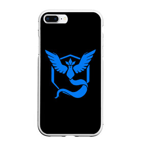 Чехол для iPhone 7Plus/8 Plus матовый с принтом Pokemon Blue Team в Тюмени, Силикон | Область печати: задняя сторона чехла, без боковых панелей | pokemon go
