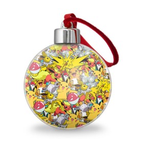 Ёлочный шар с принтом Pokemon 5 в Тюмени, Пластик | Диаметр: 77 мм | go | pokemon | pokemons | го | гоу | зщлуьщт пщ | покемон | покемоны