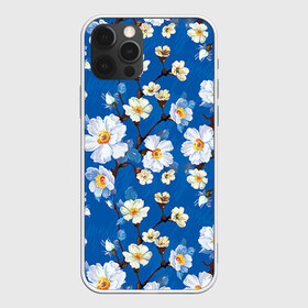 Чехол для iPhone 12 Pro Max с принтом Цветы ретро 5 в Тюмени, Силикон |  | Тематика изображения на принте:   | винтаж | прованс | роза | роспись | узор | цветок | цветы