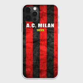 Чехол для iPhone 12 Pro Max с принтом A C Milan в Тюмени, Силикон |  | болельщик | италия | клуб | милан | фанат | футбол | футболист