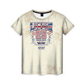 Женская футболка 3D с принтом Team t-shirt 21 в Тюмени, 100% полиэфир ( синтетическое хлопкоподобное полотно) | прямой крой, круглый вырез горловины, длина до линии бедер | 