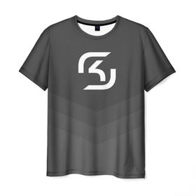 Мужская футболка 3D с принтом SK-Gaming в Тюмени, 100% полиэфир | прямой крой, круглый вырез горловины, длина до линии бедер | csgo | esports | gaming | lg | sk | team