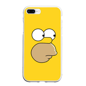 Чехол для iPhone 7Plus/8 Plus матовый с принтом Гомер Симпсон в Тюмени, Силикон | Область печати: задняя сторона чехла, без боковых панелей | simpsons | гомер | симпсон | симпсоны