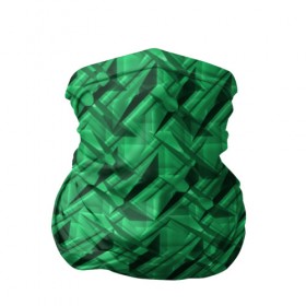 Бандана-труба 3D с принтом Металл с тиснением зеленый в Тюмени, 100% полиэстер, ткань с особыми свойствами — Activecool | плотность 150‒180 г/м2; хорошо тянется, но сохраняет форму | 