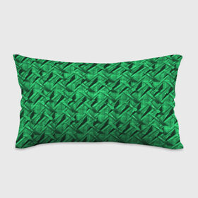Подушка 3D антистресс с принтом Металл с тиснением зеленый в Тюмени, наволочка — 100% полиэстер, наполнитель — вспененный полистирол | состоит из подушки и наволочки на молнии | 
