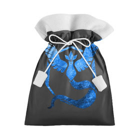 Подарочный 3D мешок с принтом Blue в Тюмени, 100% полиэстер | Размер: 29*39 см | Тематика изображения на принте: bulbasaur | pikachu | pokemon | squirtle | бальбазар | пикачу | покемон | сквиртл