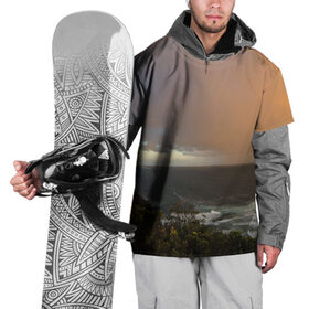 Накидка на куртку 3D с принтом Берег 2 в Тюмени, 100% полиэстер |  | Тематика изображения на принте: 