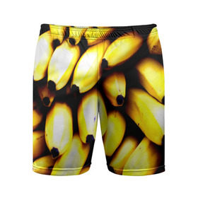 Мужские шорты 3D спортивные с принтом Бананы в Тюмени,  |  | еда | желтый | фрукты