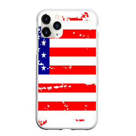 Чехол для iPhone 11 Pro матовый с принтом Америка в Тюмени, Силикон |  | grunge | америка | сша | флаг