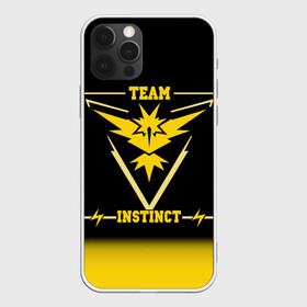 Чехол для iPhone 12 Pro с принтом Team Instinct в Тюмени, силикон | область печати: задняя сторона чехла, без боковых панелей | go | instinct | pokemon | team | покемон