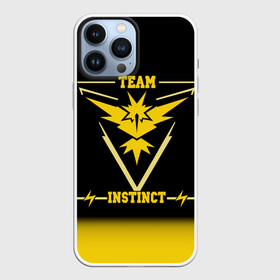 Чехол для iPhone 13 Pro Max с принтом Team Instinct в Тюмени,  |  | Тематика изображения на принте: go | instinct | pokemon | team | покемон