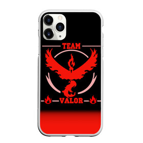 Чехол для iPhone 11 Pro матовый с принтом Team Valor в Тюмени, Силикон |  | go | pokemon | team | valor | покемон