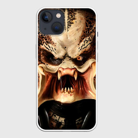 Чехол для iPhone 13 с принтом Хищник в Тюмени,  |  | predator | зубы | инопланетянин