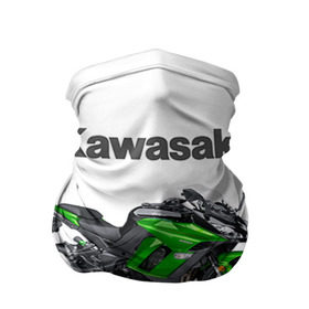 Бандана-труба 3D с принтом Kawasaky Ninja 1000 в Тюмени, 100% полиэстер, ткань с особыми свойствами — Activecool | плотность 150‒180 г/м2; хорошо тянется, но сохраняет форму | kawasaky